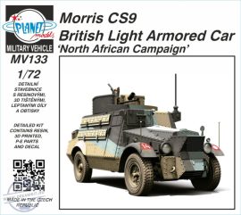 Morris CS9 British Light Armored Car ‘North African Campaign’- 1/72