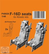 F-16D Seats - 1/48 - 2 db ülés