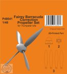 Fairey Barracuda Correction Propeller Set - 1/48 - Trumpeter