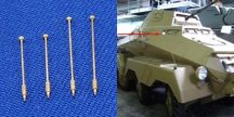   Outline marker 2 x 13,8mm & 2 x 17,9mm  For different military vehicle