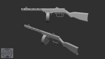 PPSh-41 "Shpagin" - 1/72 - 6 db