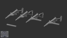 Sten Gun Mk.II - 1/35 - 6 db