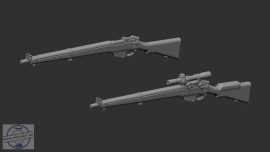 Lee-Enfield N°4 - 1/35 - 3+3 db
