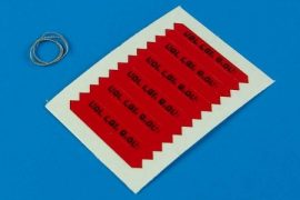 Remove before flight flags - IDF - black lettering - 1/32 