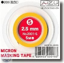 Micron Masking Tape 2.5mm x 5m