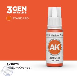 Paint - Medium Orange 17ml