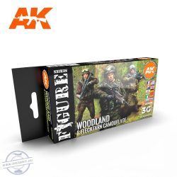 Paints set - MODERN WOODLAND AND FLECKTARN CAMOUFLAGES 3G