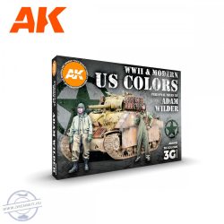 SIGNATURE SET – ADAM WILDER: WWII & Modern US Colors - 18 db 3G-s festék