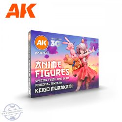 SIGNATURE SET – KEIGO MURAKAMI PERSONAL MIXES – ANIME FIGURES PAINT SET - 18 x 17 ml.