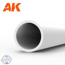 HOLLOW TUBE 2 MM X 350 MM – STYRENE HOLLOW TUBE – (5 db)
