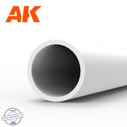 HOLLOW TUBE 3 MM X 350 MM – STYRENE HOLLOW TUBE – (4 db) - AKCIÓ-s.