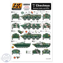 CHECHNYA War in Russian tanks and AFVs wet transfer