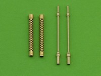   Italian machine gun  Breda SAFAT 12,7mm barrels (2pcs) - 1/48