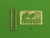   German aircraft machine gun MG 15 - turned barrels and etched sights (2pcs) - 1/48