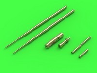   Míg-17A/P/F (Fresco A,B,C) 37 mm and 23 mm gun barrels set, pitot tube - 1/48