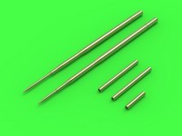   MiG-17PF (Fresco D) - 23mm gun barrels set & Pitot Tubes - 1/48