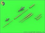   Su-17, Su-20, Su-22 (Fitter) - Pitot Tubes (optional parts for all versions) and 30mm gun barrels - 1/48