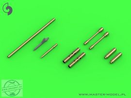 F4F-3 Wildcat LATE - .50 Browning gun barrels with round holes & Pitot Tube (two options) - 1/48