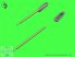 Dassault Super Mystère B2 - Pitot Tubes (with resin mounts) & Angle Of Attack probes - 1/48