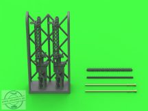   German WW I machine gun Spandau LMG 08/15 (2 pcs) - with SHORT charging handle - complete guns incl. 3D resin & brass parts - 1/48