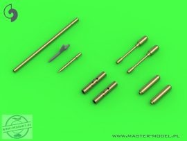 F4F-3 Wildcat LATE - .50 Browning gun barrels with round holes & Pitot Tube (two options) - 1/72