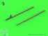 F4F-3 Wildcat LATE - .50 Browning gun barrels with round holes & Pitot Tube (two options) - 1/72