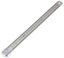 Metal Ruler - Fém vonalzó 30 cm x 1,9 cm x 1 mm