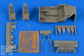 A-37B Dragonfly cockpit set - 1/48 - Trumpeter