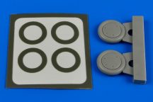 Gloster Gladiator wheels & paint masks - 1/72