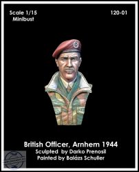 BRITISH AIRBORNE OFFICER, ARNHEM 1944 – MINIBUST - 1/15