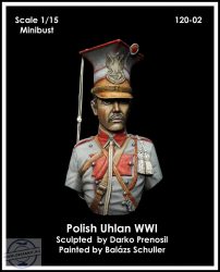 POLISH UHLAN WWI – MINIBUST - 1/15