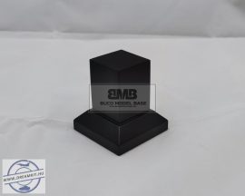 3 cm x 3 cm Figura alap Solid - fekete (Black)