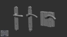 Door Handles - 1/72 - 15 db