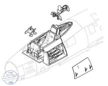 F-86 Sabre - interior set for HASEGAWA/Eduard - 1/48