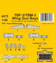 TBF-3/TBM-3 Wing Gun Bays - 1/48 - Accurate/Academy