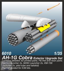 AH-1G Cobra Exterior Upgrade Set - 1/35 - ICM