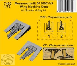 Messerschmitt Bf 109E-1/5 Wing Machine Guns - 1/72 - Special Hobby/Eduard