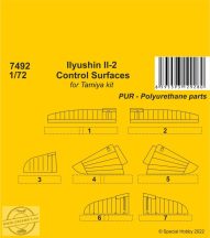 Ilyushin Il-2 Control Surfaces - 1/72 - Tamiya