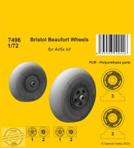 Bristol Beaufort Wheels - 1/72 - Airfix