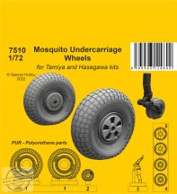 Mosquito Undercarriage Wheels - 1/72 - Tamiya, Hasegawa