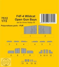 F4F-4 Wildcat Open Gun Bays - 1/72 - Arma Hobby kit