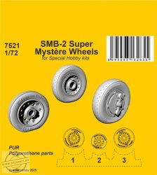 SMB-2 Super Mystère Wheels - 1/72 - Special Hobby