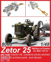  Zetor 25 ‘Military w/Towbar for MiG 15/17s’ - 1/48