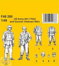 US Army AH-1G  Pilot and Gunner (Vietnam War) - 1/48