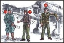 Japanese Army Pilots (2 fig.) and Mechanic - 1/72