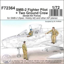 SMB-2 Fighter Pilot + Two Ground Crew (Israel Air Force) - 1/72
