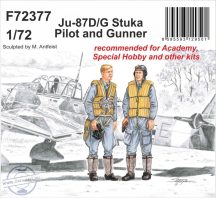 Junkers Ju-87D/G Stuka Pilot and Gunner - 1/72