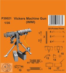 Vickers Machine Gun (WWI) - 1/35