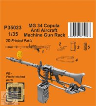 MG 34 Copula Anti Aircraft Machine Gun Rack - 1/35