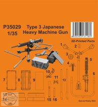 Type 3 Japanese Heavy Machine Gun - 1/35